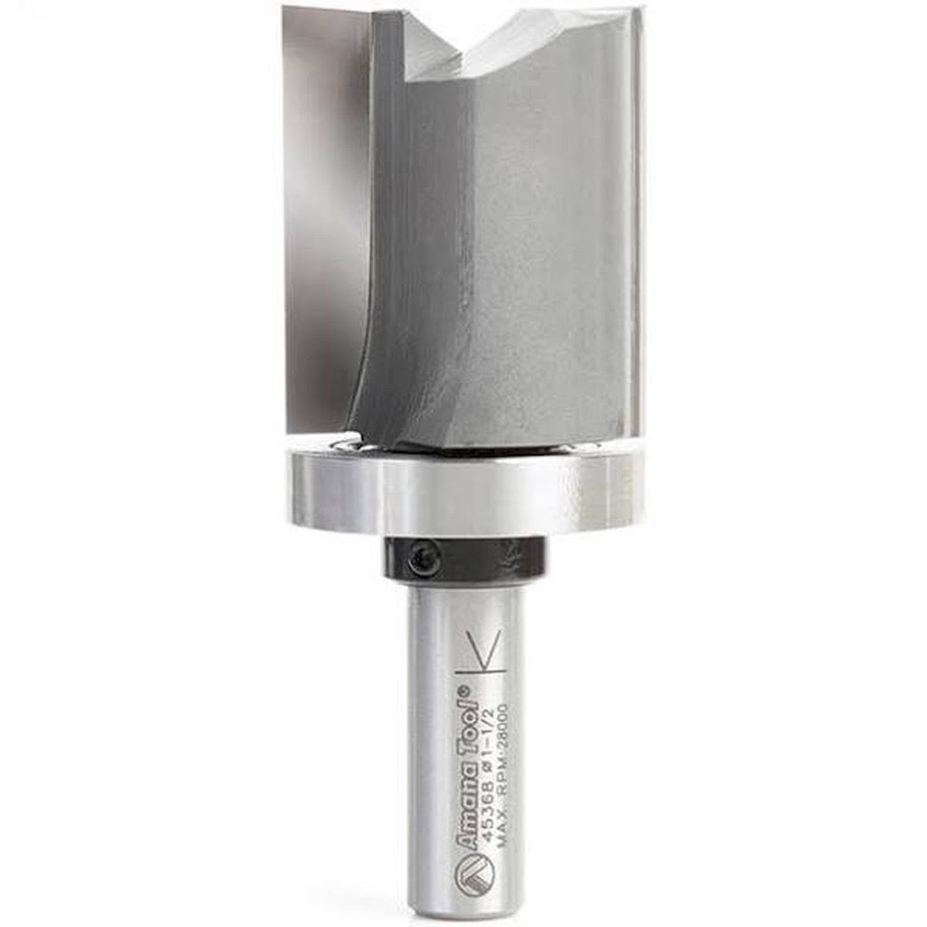 Carbide Tipped Flush Trim Plunge Template 1-1/2 Dia x 1-3/4 inch x 1/2 Shank W3087