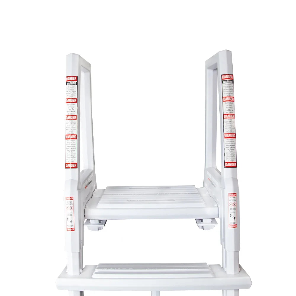 Heavy Duty Resin In-Pool Ladder with Entrapment Barrier M801614