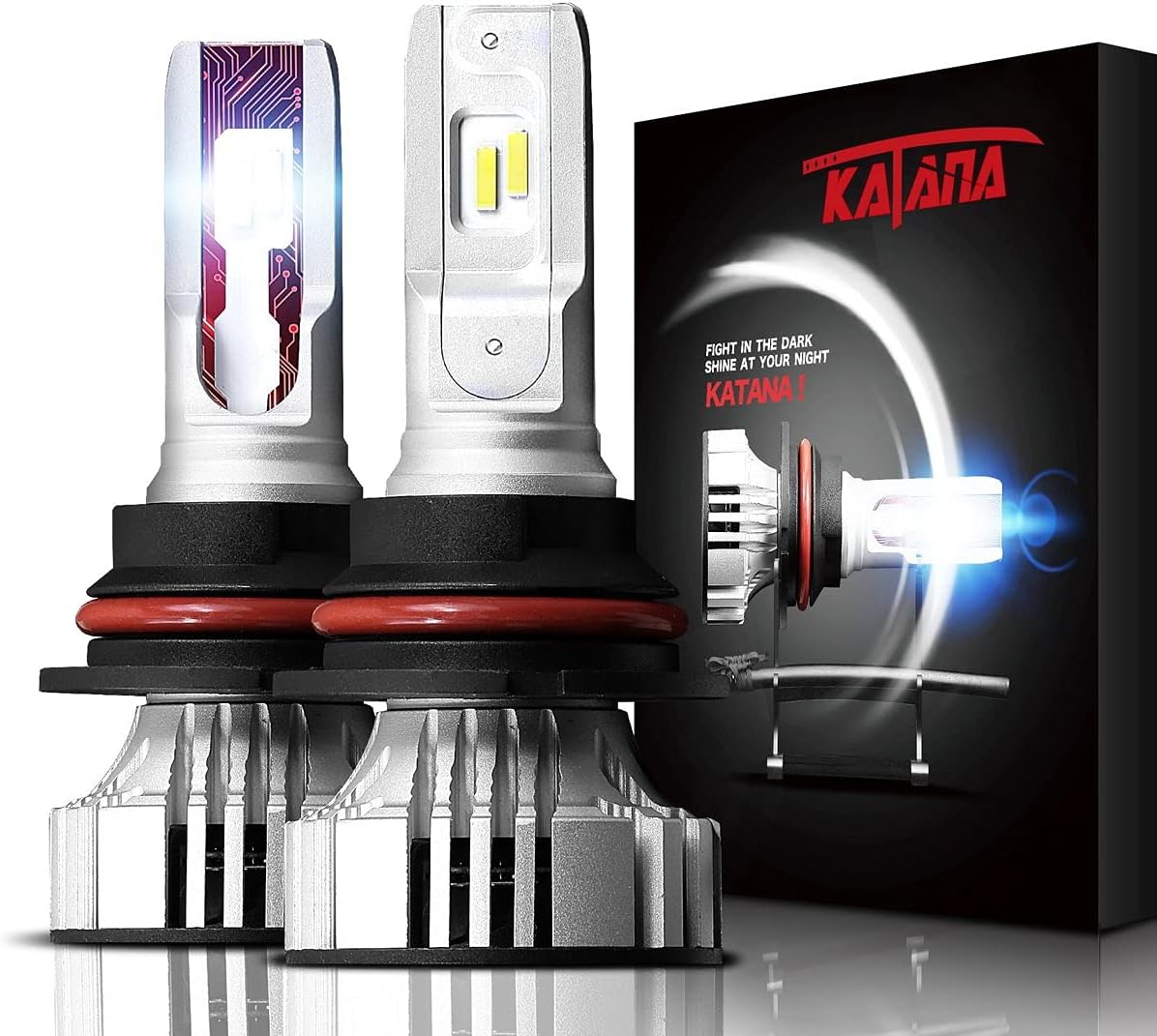 12000LM 72W 6500K LED Bulbs Conversion Kit, Pack of 2 W80225