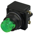 Pilot Light, LED, 120VAC, 30mm, Plastic U525