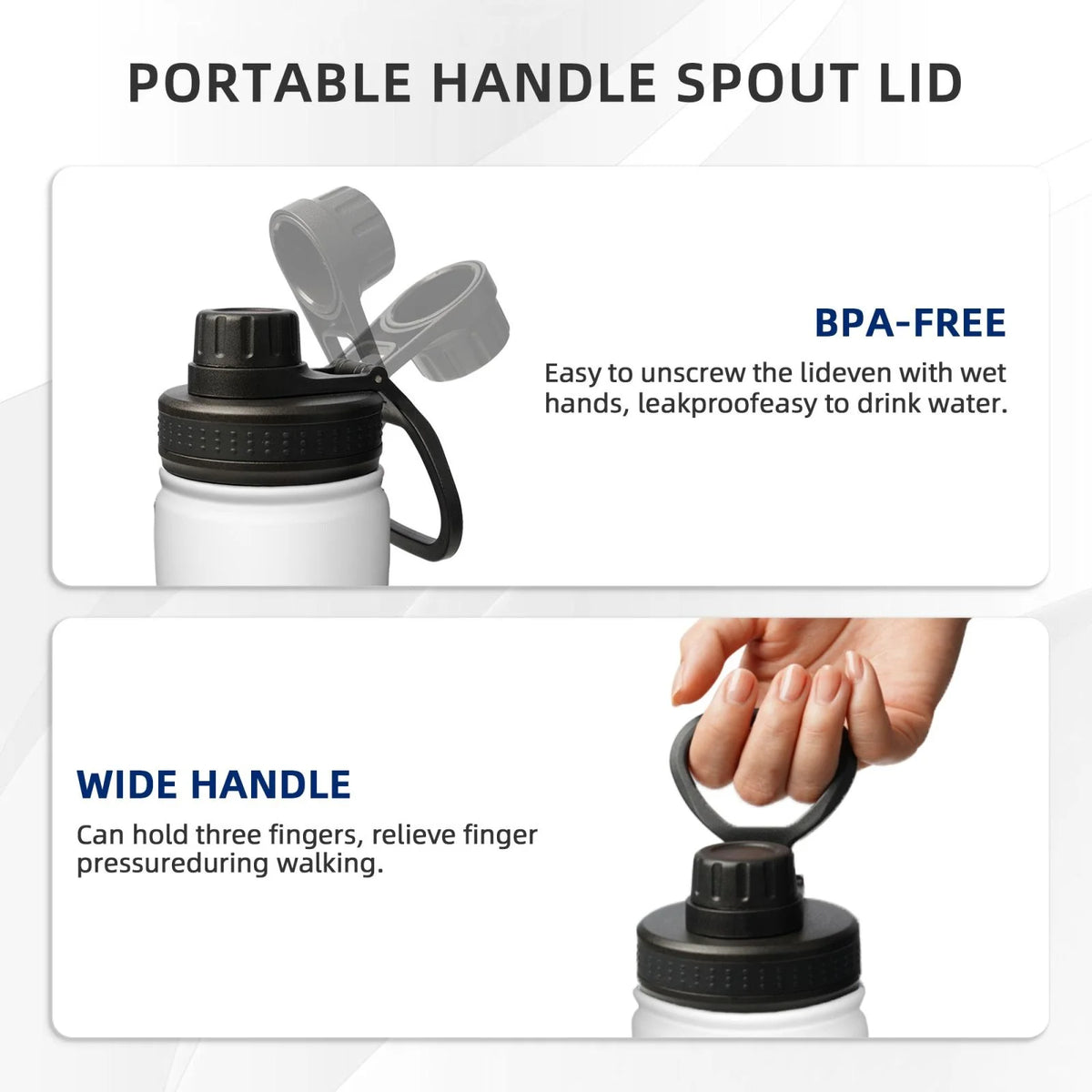 18OZ Stainless Steel Insulated Water Bottle E500
