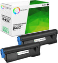 2 Pack Black Compatible Toner Cartridge for Okidata B432dn Printers J696807