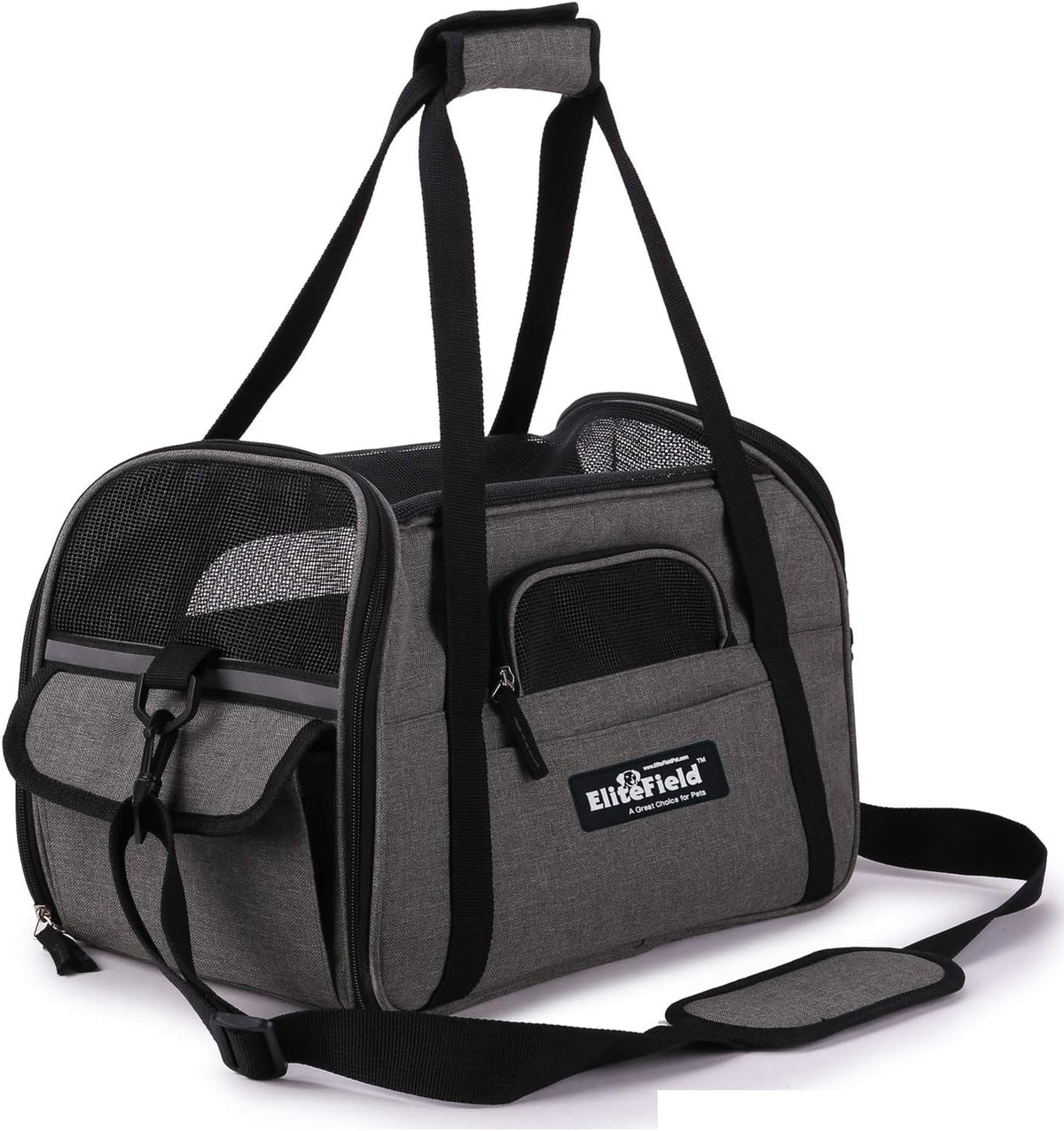 Soft Sided Pet Carrier, Medium, Sky Blue, Pack of 2 M30698