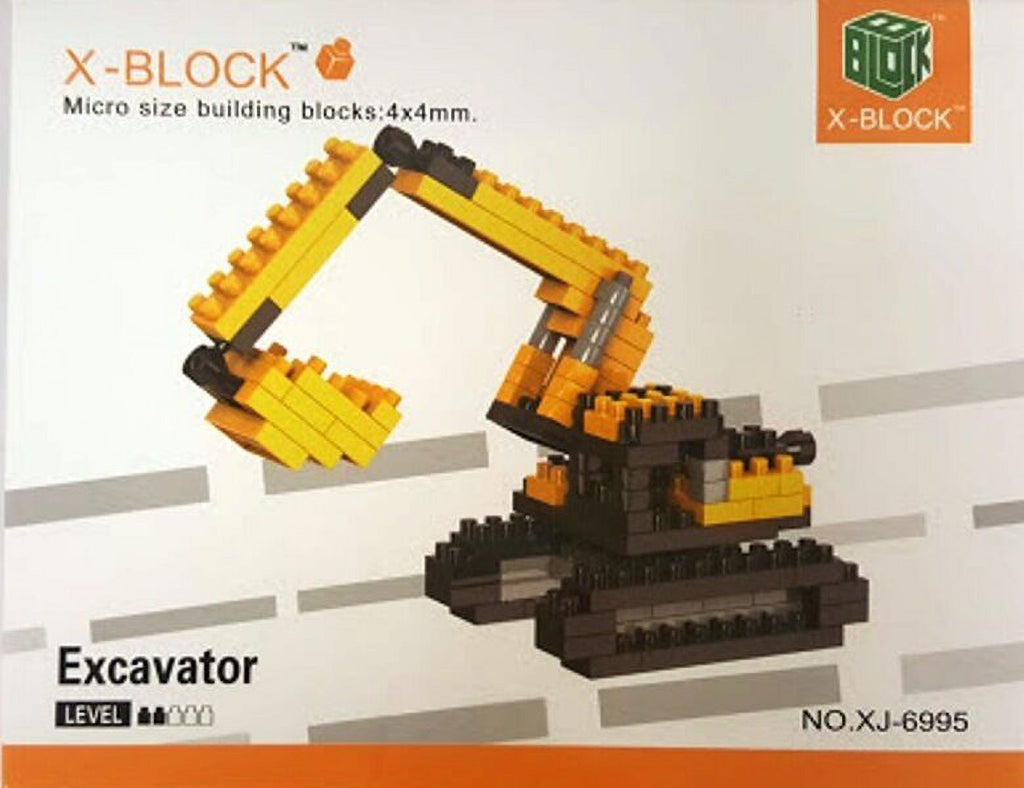 4 Sets Construction Truck Micro Size Blocks H11025