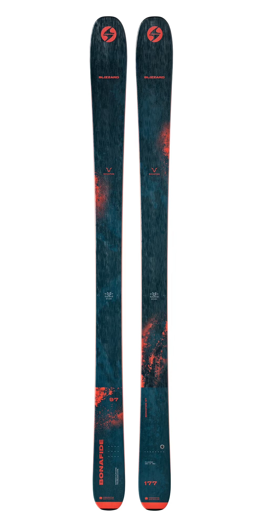 Dark Blue/Red Adult Ski T208333