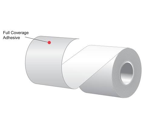 3 1/8 in x 170 ft Direct Thermal Sticky Paper J8029