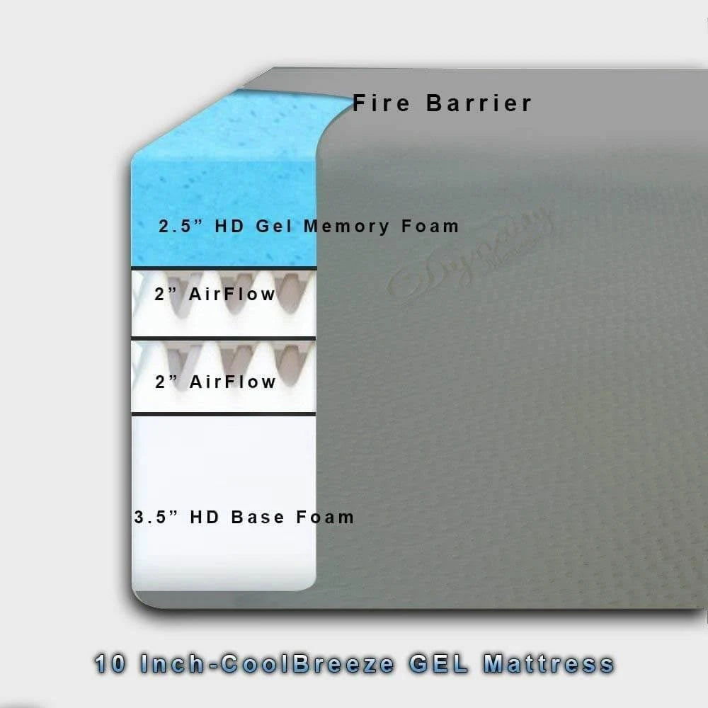 14-inch Gel Memory Foam Mattress T364