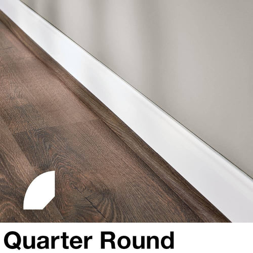 0.75-in x 94.5-in Tanned Yew/Sable Oak Quarter Round Floor Moulding P161