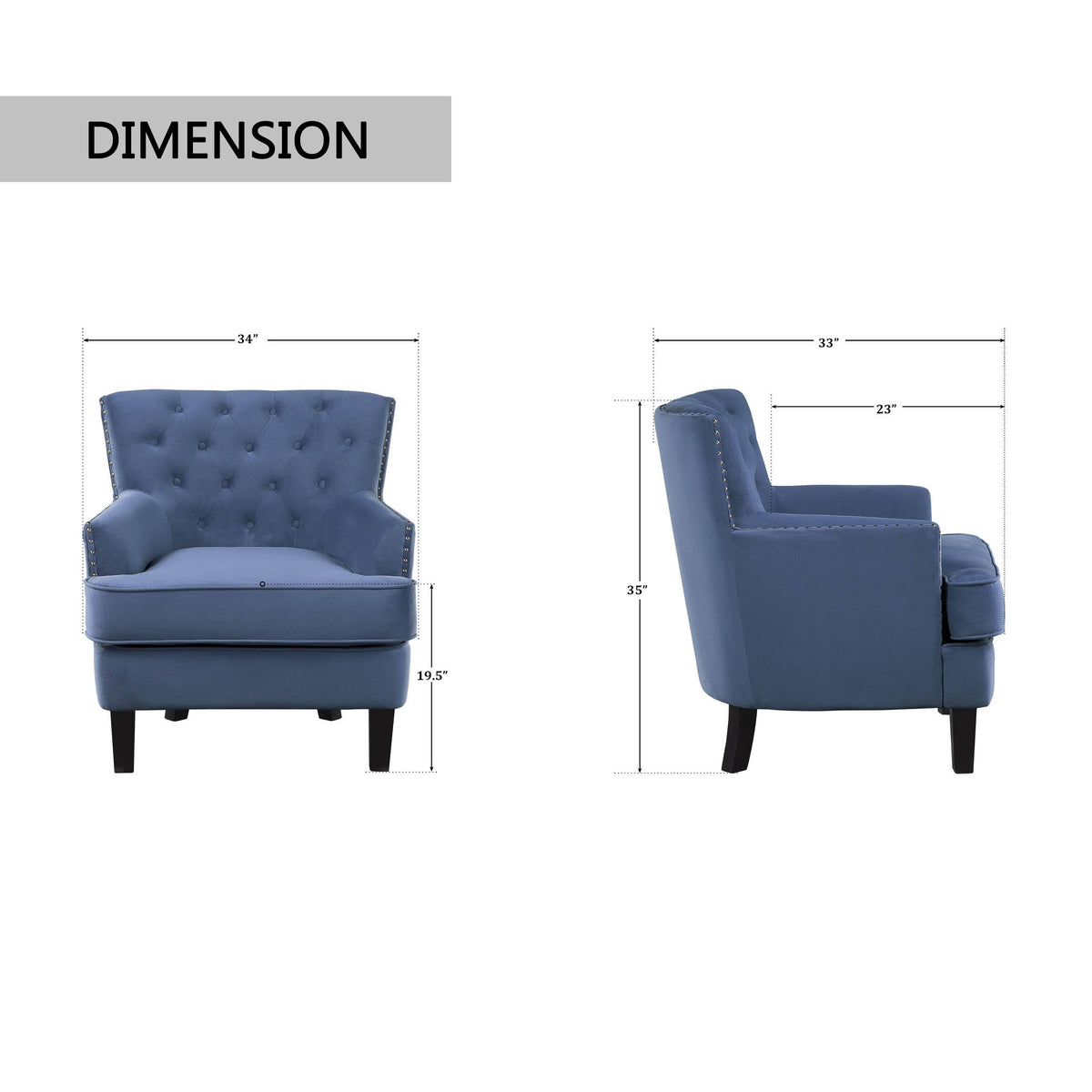 Grey Accent Chair L519630