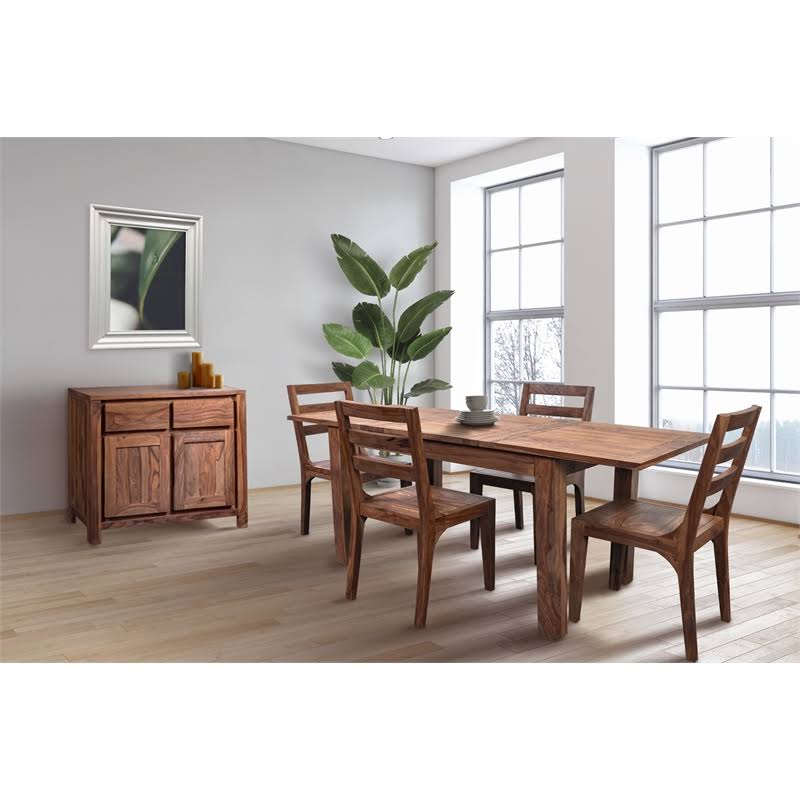 Brown Sheesham Wood Dining Chair J31568