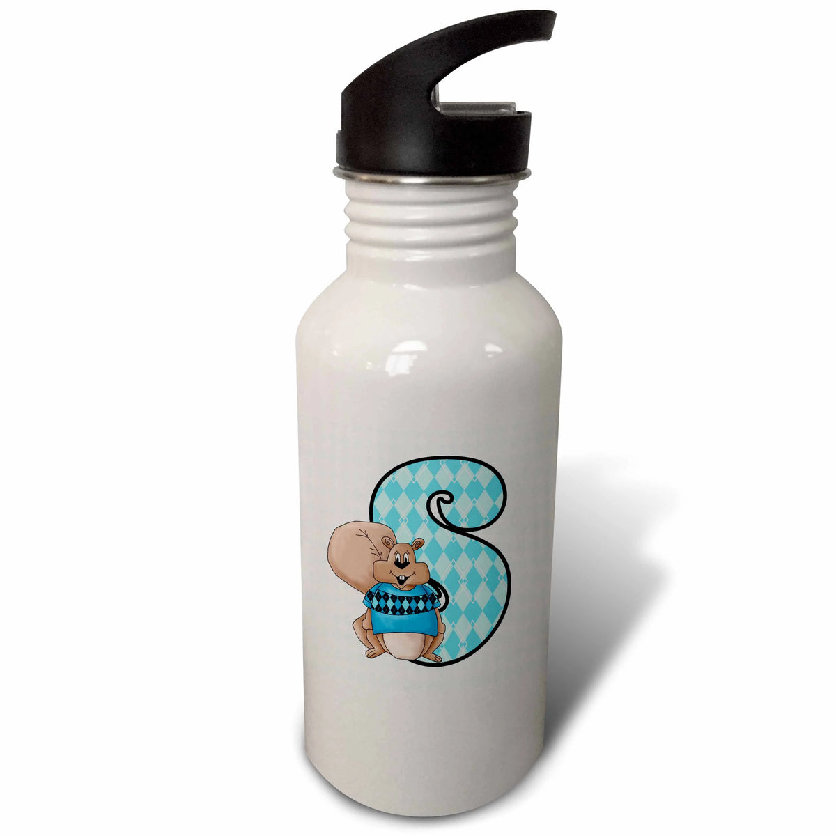 Blue Argyle Prints 21 oz Sports Water Bottle M331