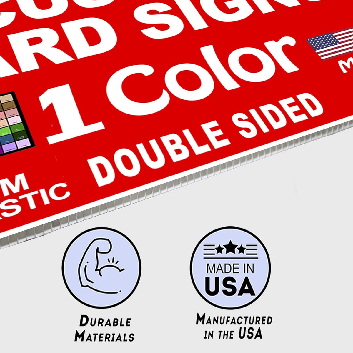 12x18" Double Sided Yard Signs O1258