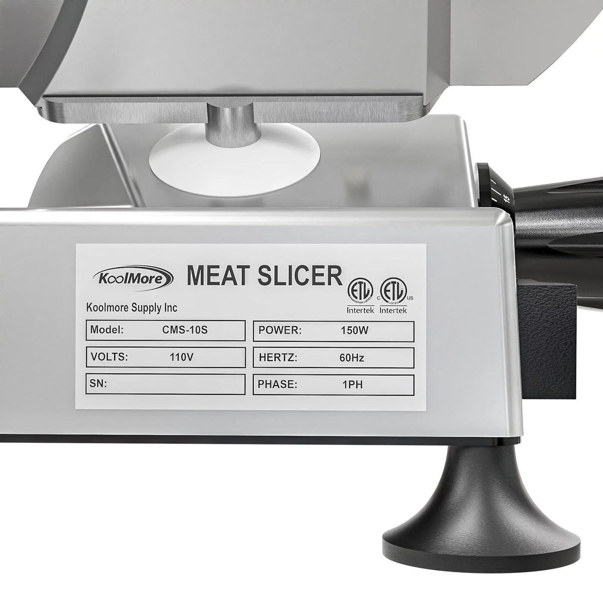 10" Carbon Steel Blade Electric Deli Meat Slicer N8690