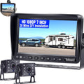 HD 1080P 2 Wired Rear View Camera with 7'' LCD Monitor J363721