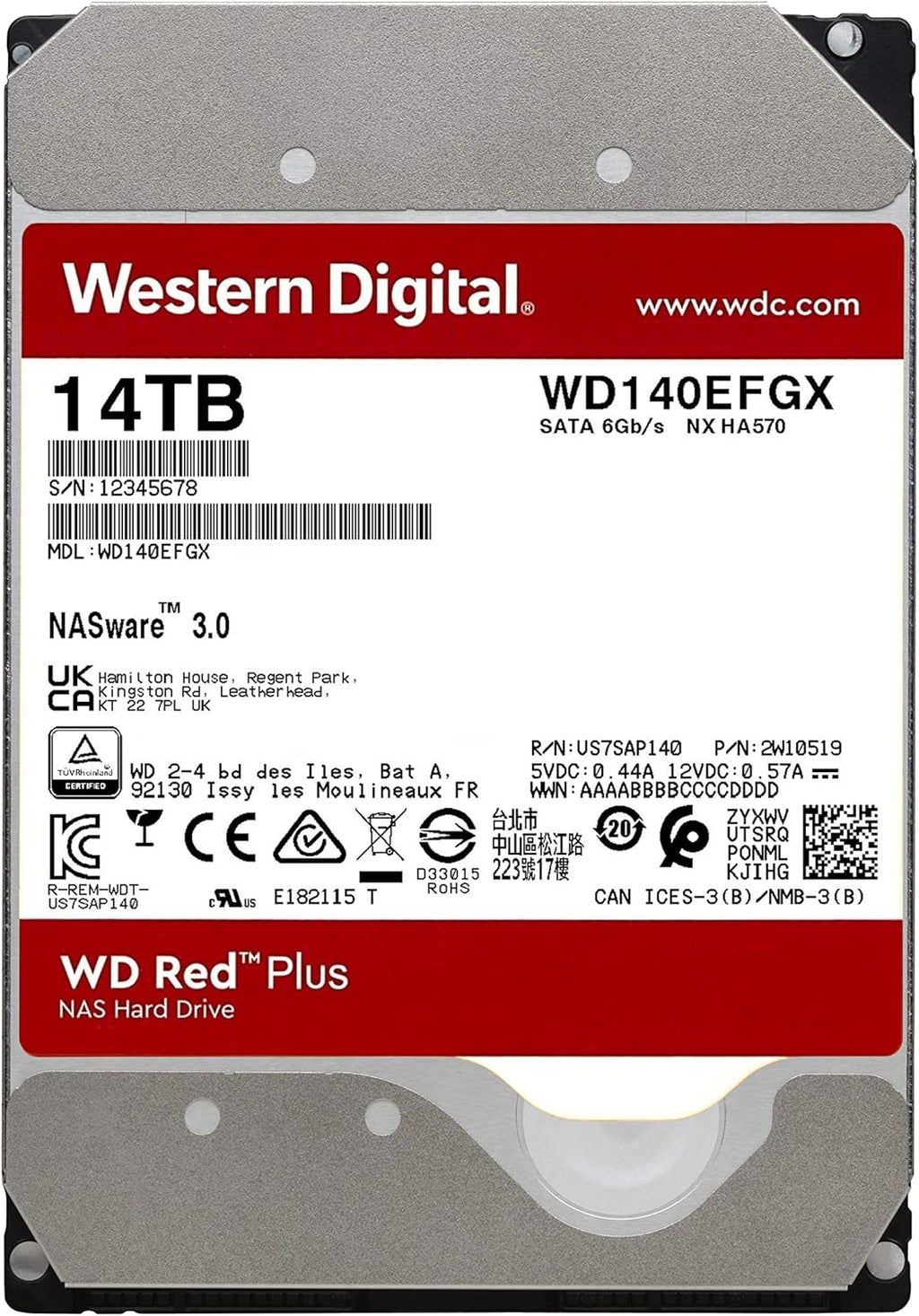 6TB NAS Internal Hard Drive HDD D981990