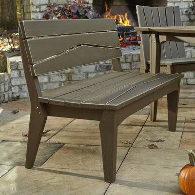 Robin&s Egg Blue Wash Garden Bench H99507