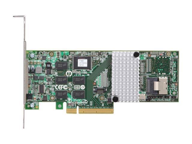 4-Port 6Gb/s SATA+SAS PCIe 2.0 512MB Controller Card O503