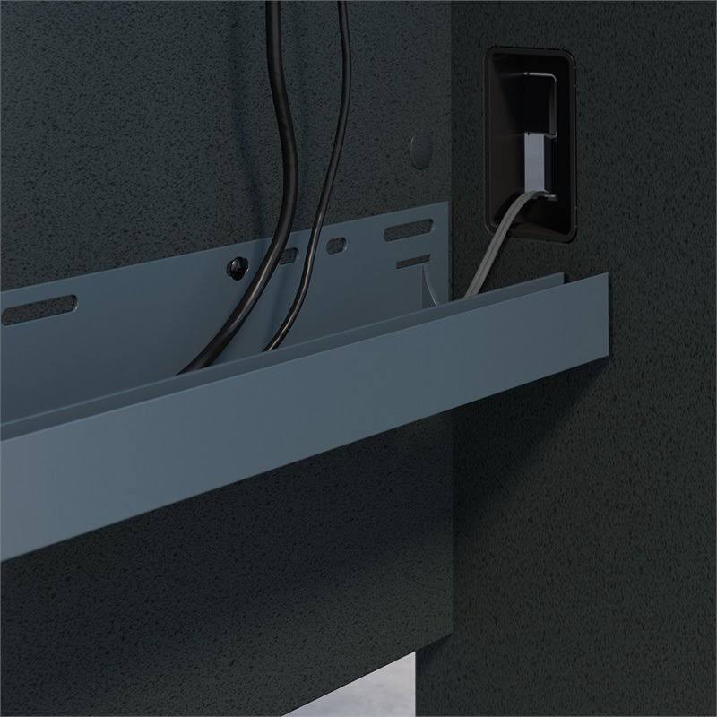 48W Corner Desk with Return and Mobile File Cabinet O23396