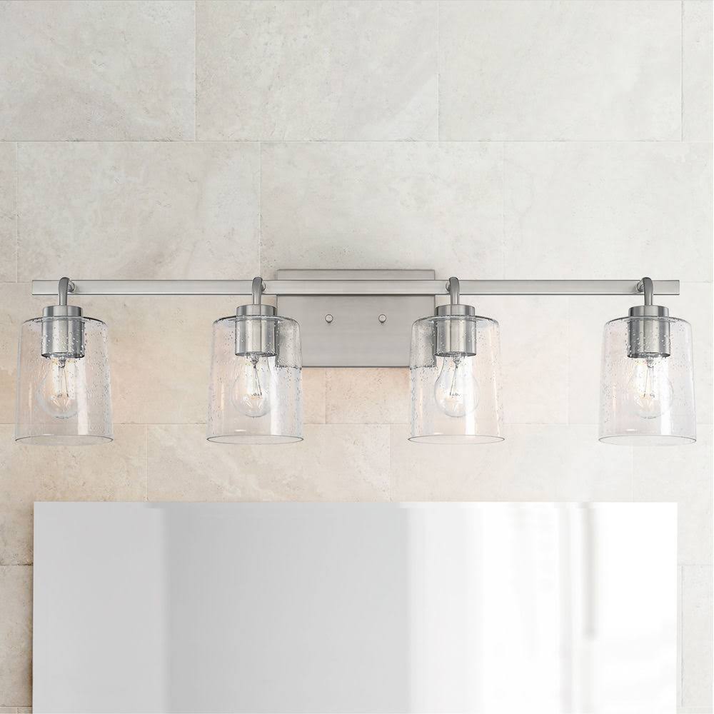 4 Light Brushed Nickel Vanity U184