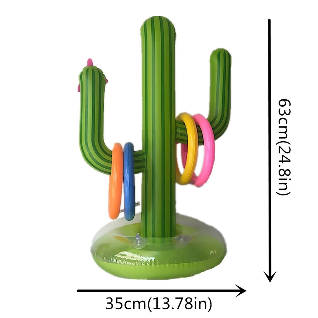 Inflatable Cactus Ring Pool Float J21111