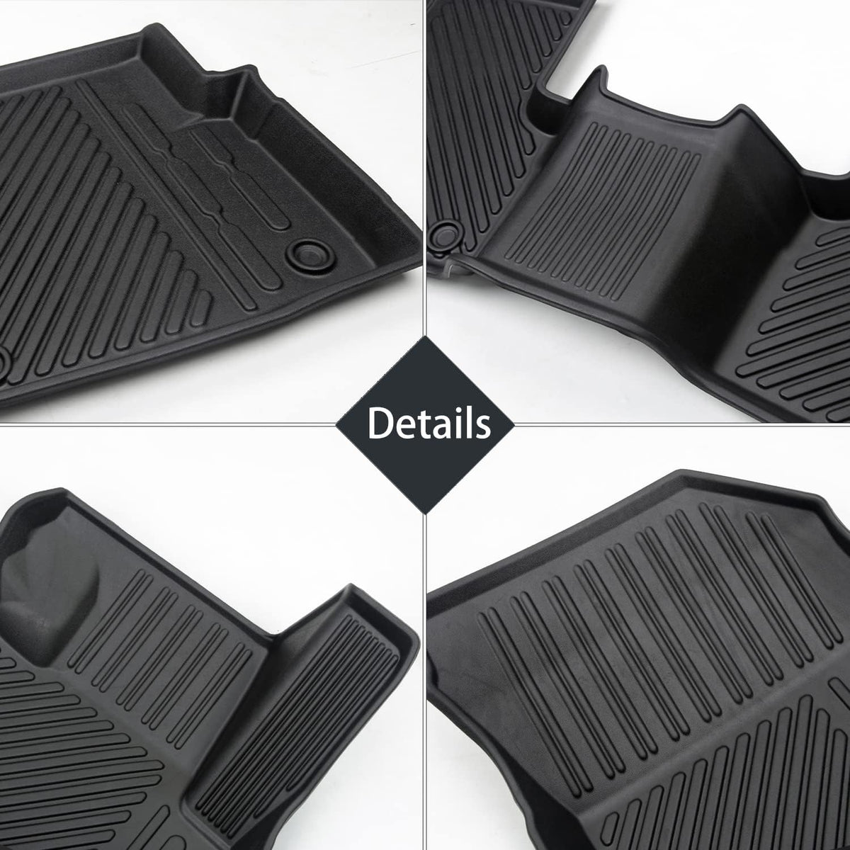 All Weather Floor Liners Interior Carpet Floor Protection Mats Cargo Liner L69894