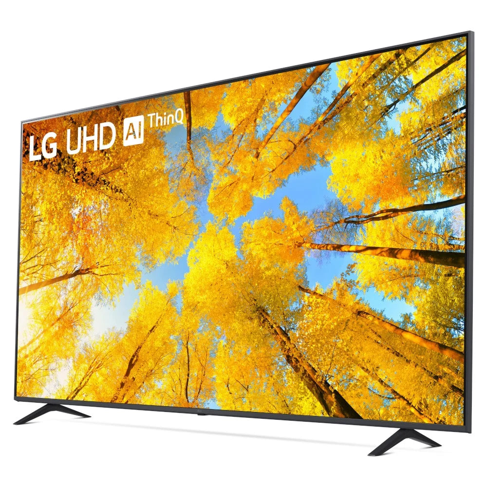 43 Inch 4K UHD Smart TV Bundle with Soundbar, TV Wall Mount Bracket and Surge Adapter B987