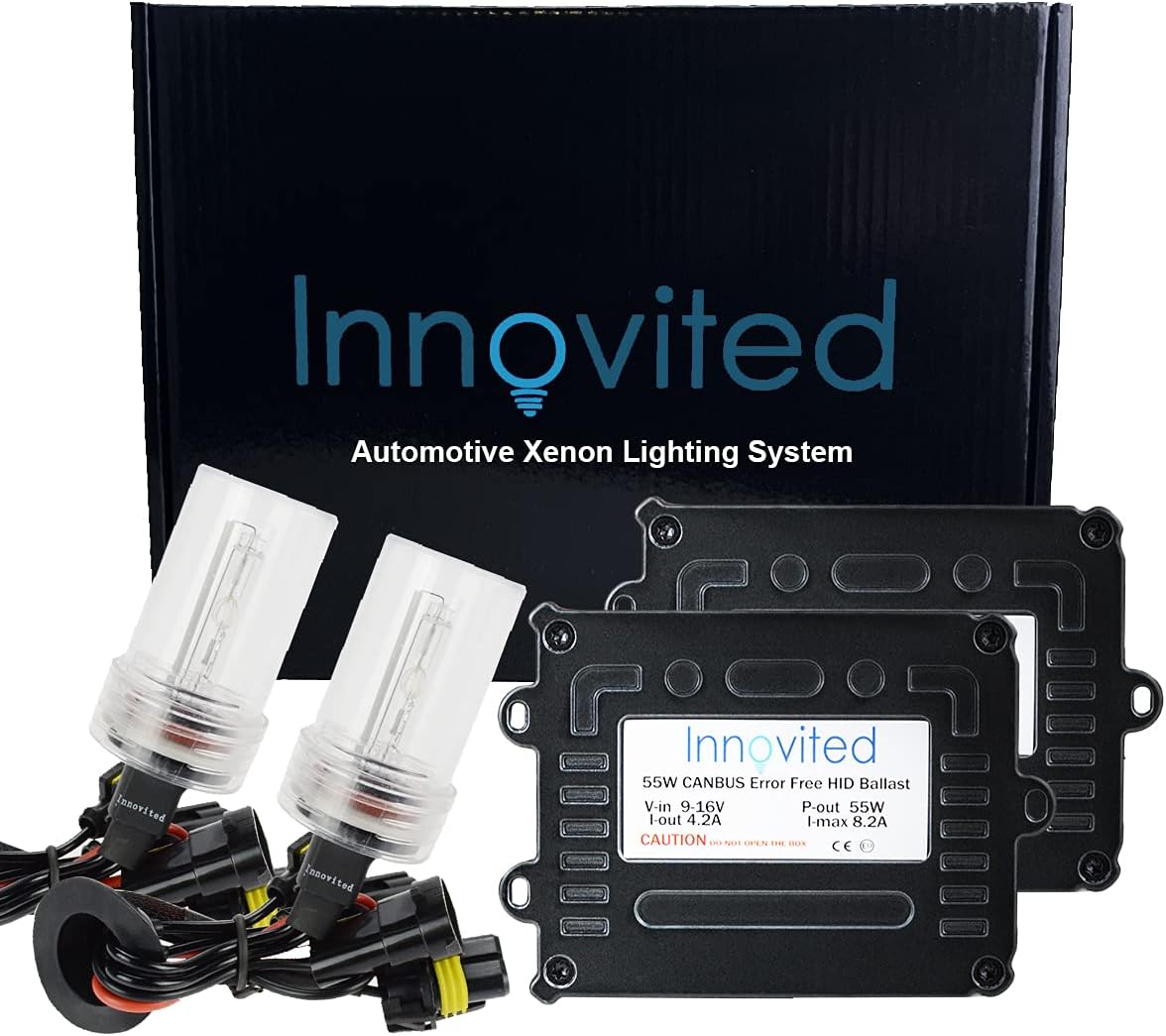 H11 H9 H8 30000K HID Xenon Bulb with 55W Canbus Digital Ballast Deep Blue Pack of 2 Q8435