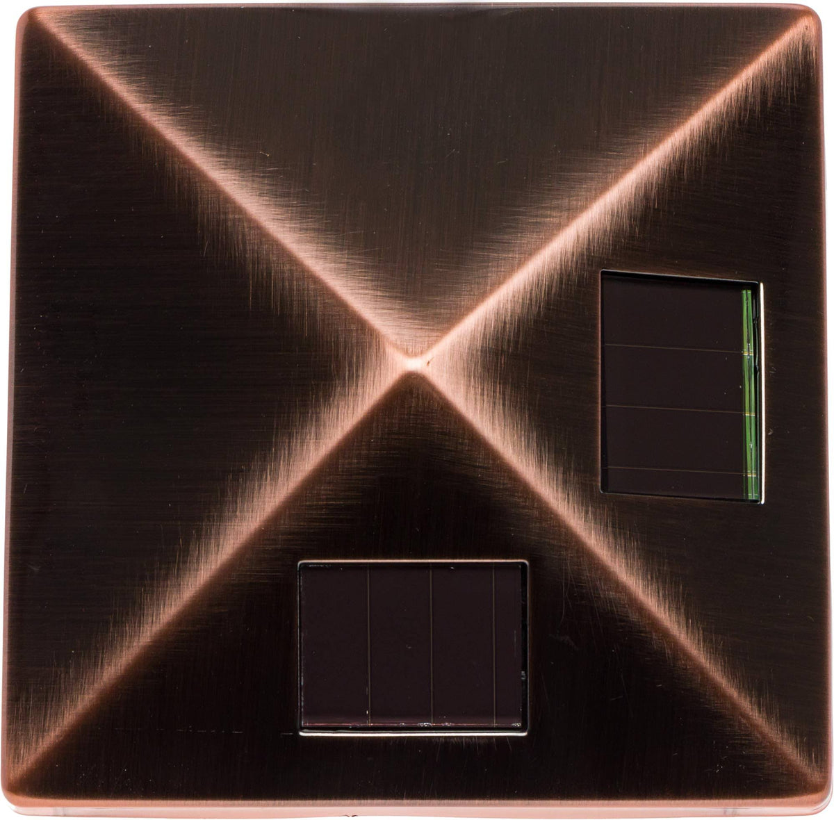 8 Pack Solar Post Cap Light for 4x4 Wood or PVC, Vinyl Posts (Bronze) Z6086