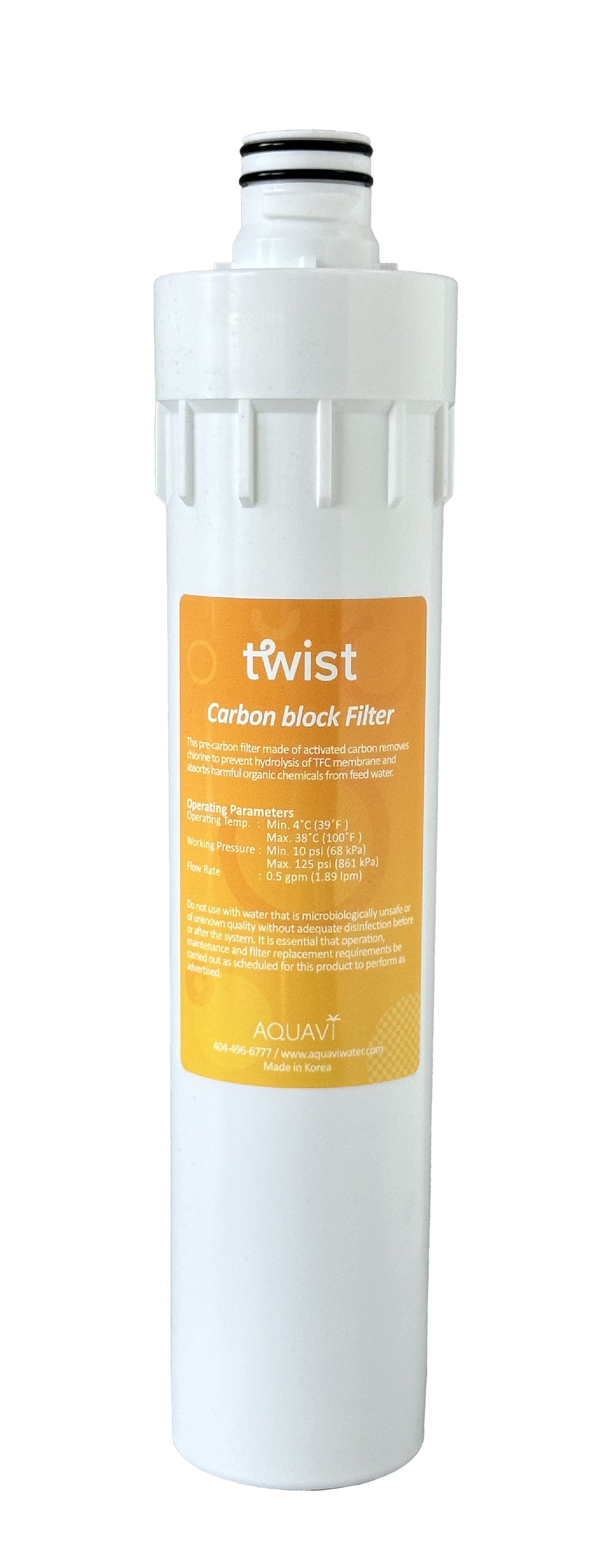 11 inch Twist Carbon Block Water Filter D748
