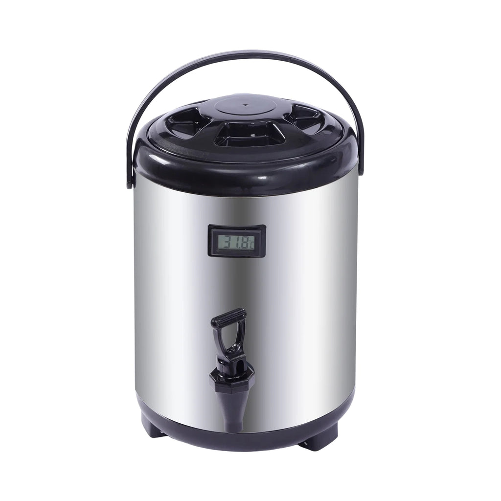 8L Stainless Steel Insulated Beverage Dispenser with Spigot O4266
