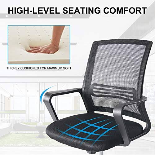 Adjustable Rolling Swivel Drafting Chair Stool with Foot Ring T540896