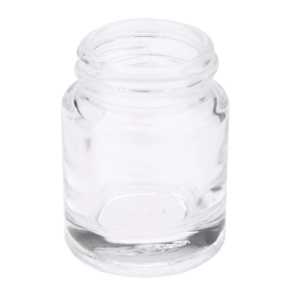 10PCS Airbrush Glass Bottles with 30° Angle Adapter Lid J434