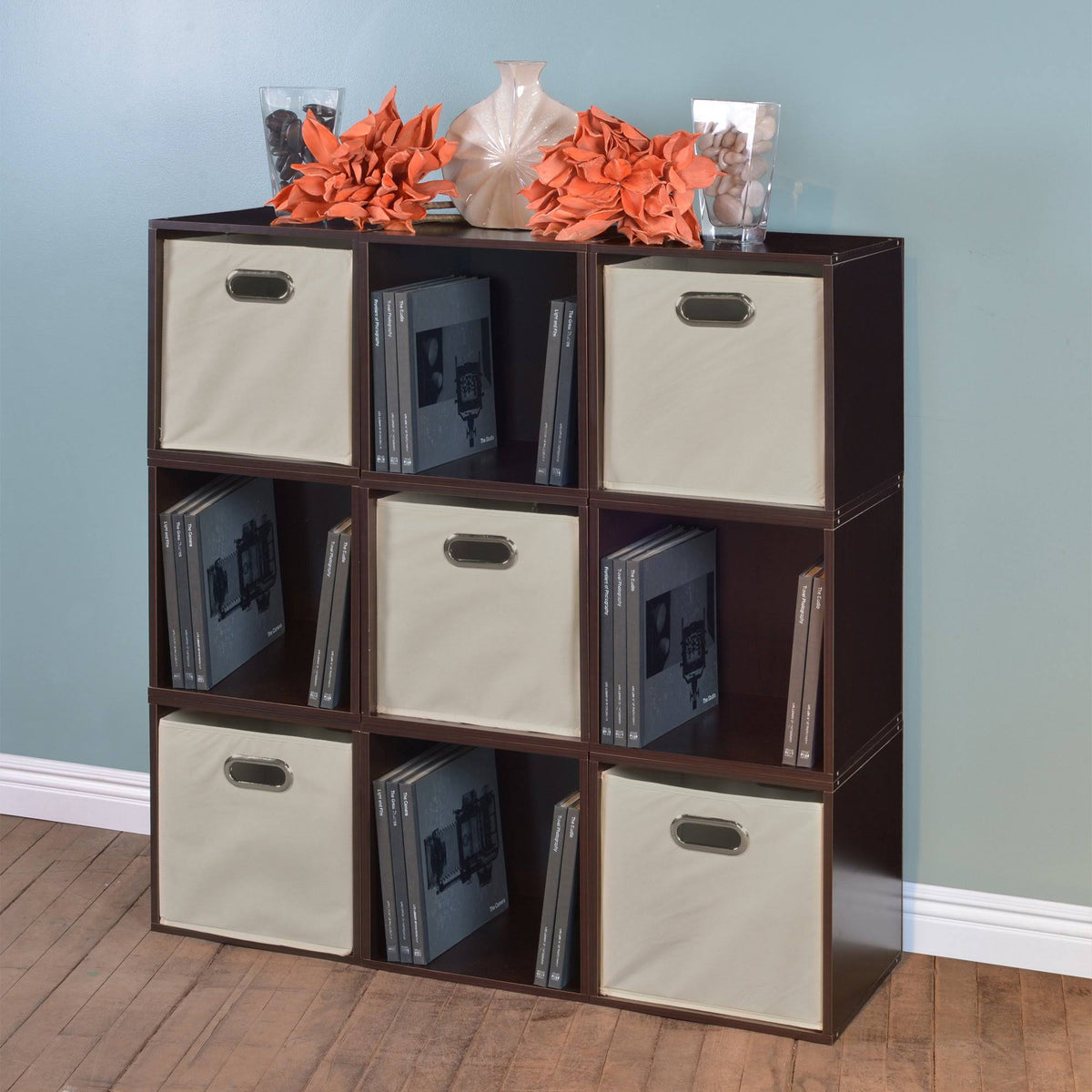 9 Cubes and 5 Canvas Bins Storage Set L308236