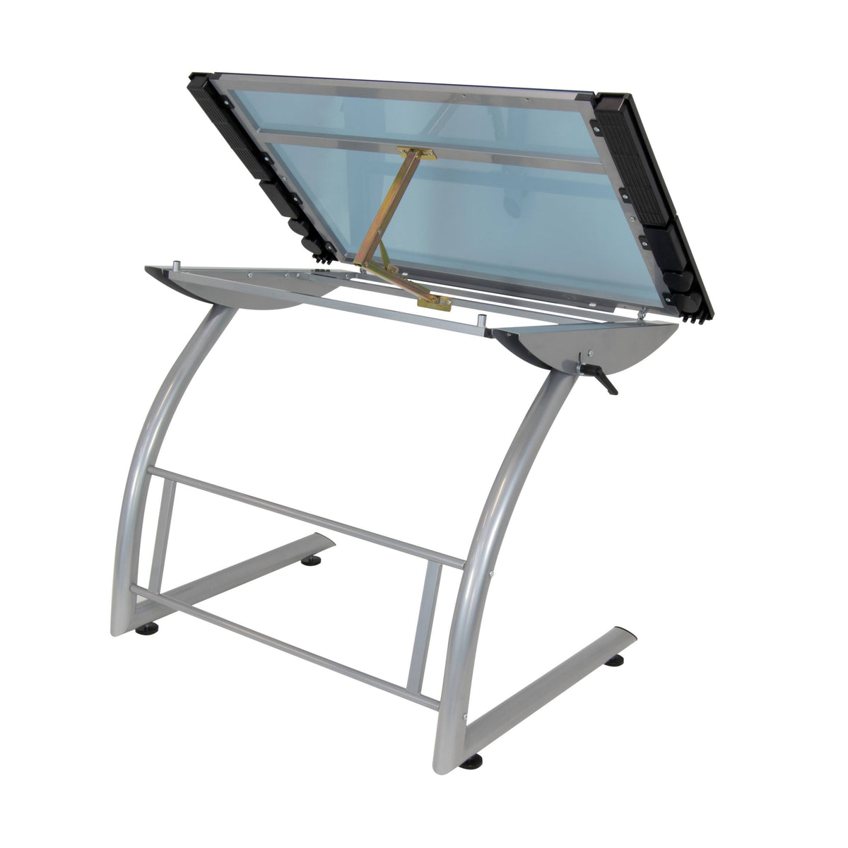 Triflex Drawing Table, Silver/Blue A3124