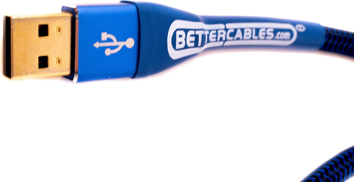 USB A to USB B Silver/Copper Hybrid Cable - 3 Feet G8178