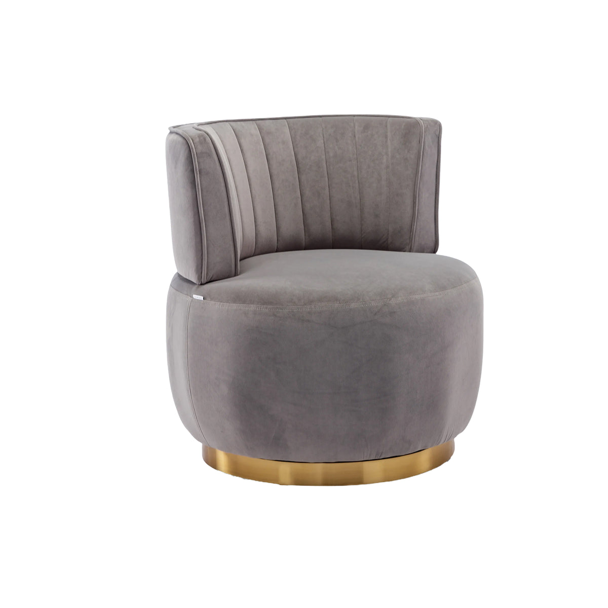 360 Degree Swivel Velvet Accent Sofa Chair A16944