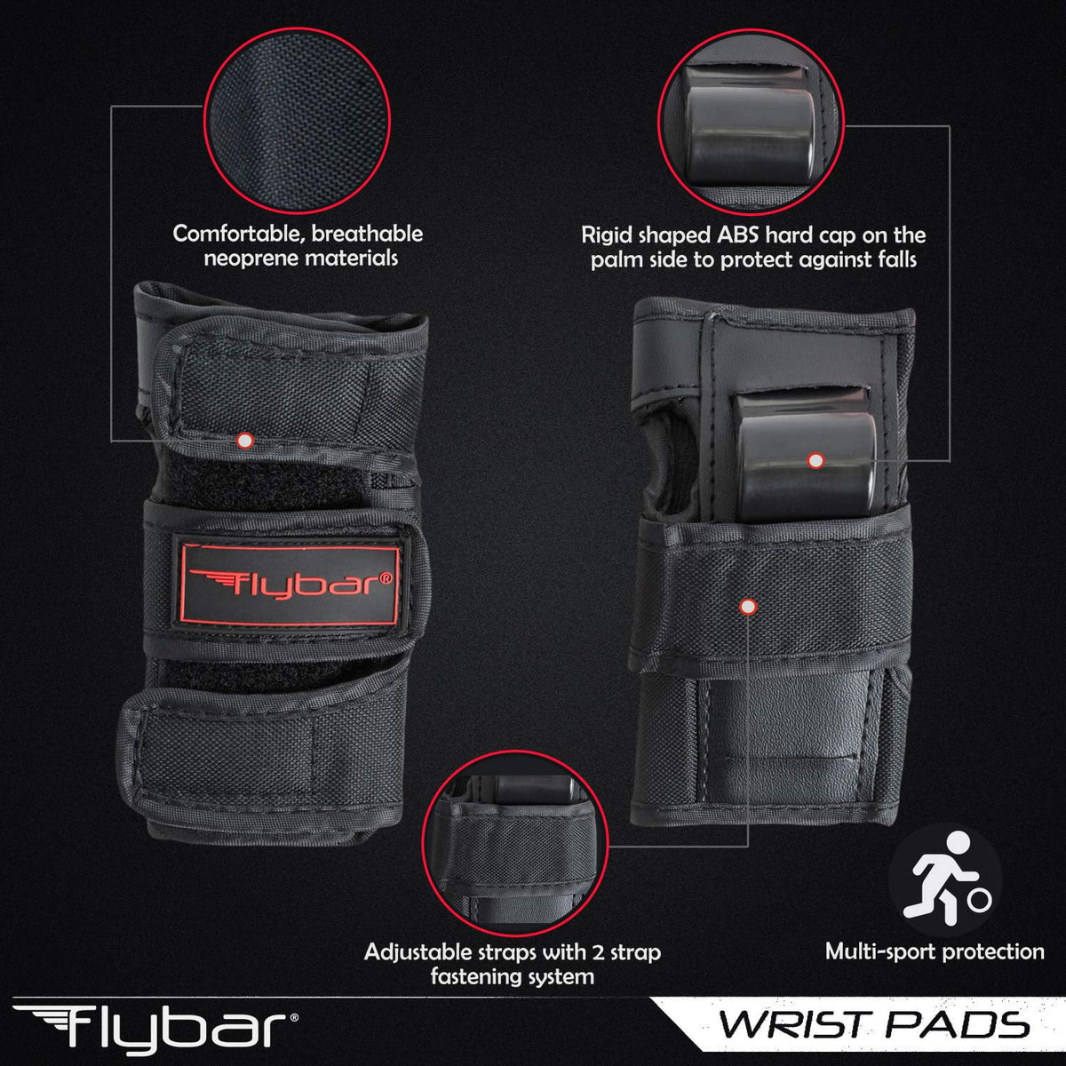 Kids Knee Pads and Elbow Pads Set with Wrist Guard W43912