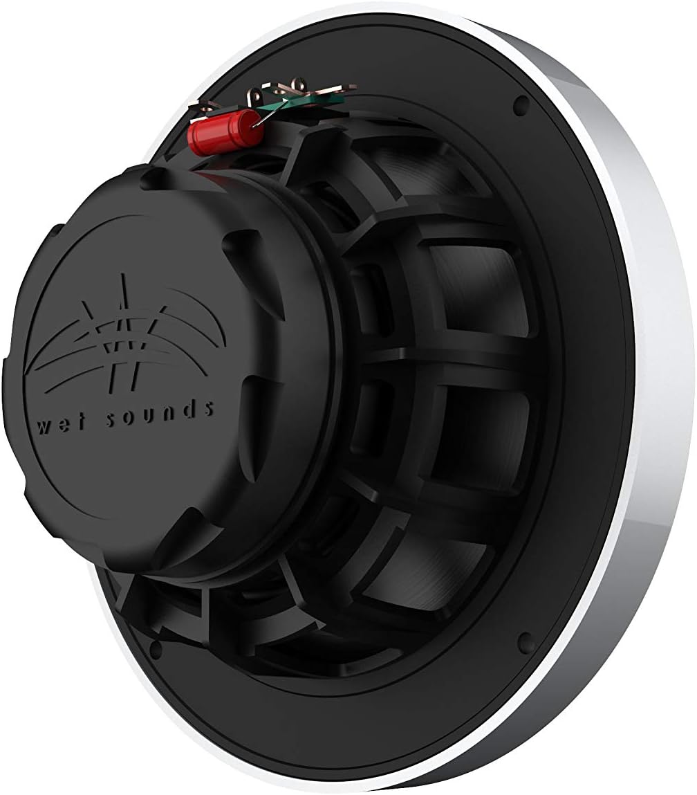 Marine AM/FM/BT Stereo with 2 Pair 6.5 inches Marine Coaxial Speakers, Silver Grill Q9511
