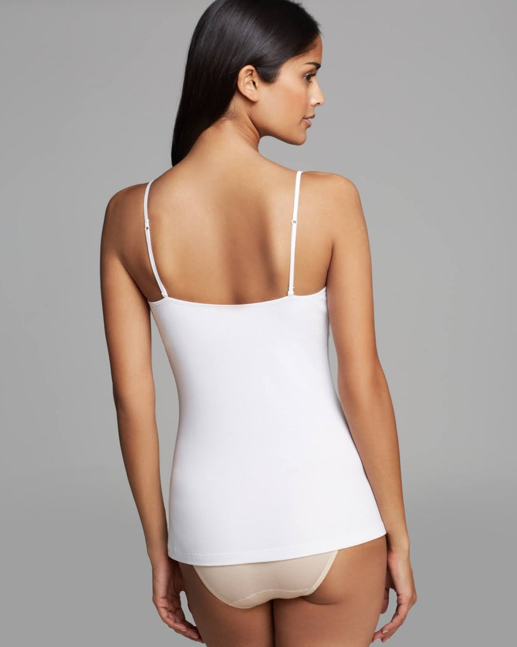 White Long Camisole C6740