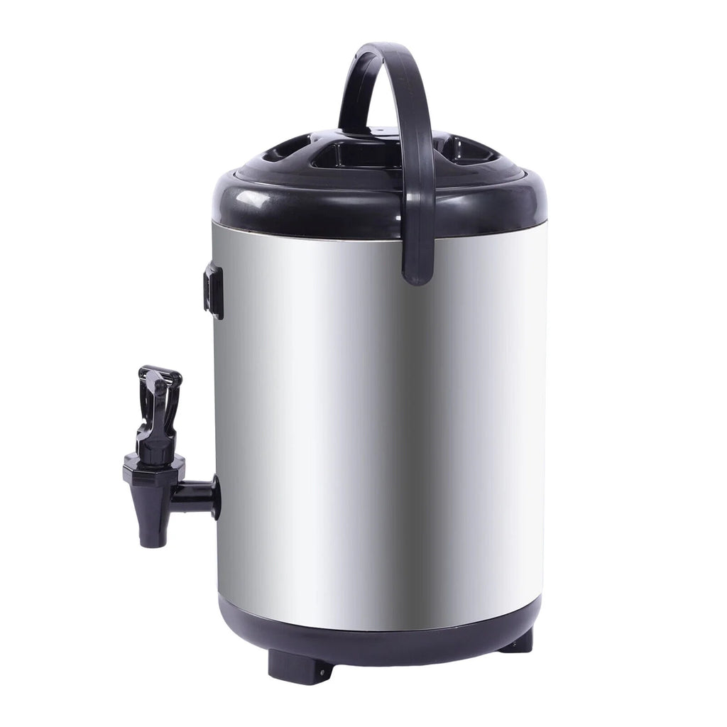 8L Stainless Steel Insulated Beverage Dispenser with Spigot O4266