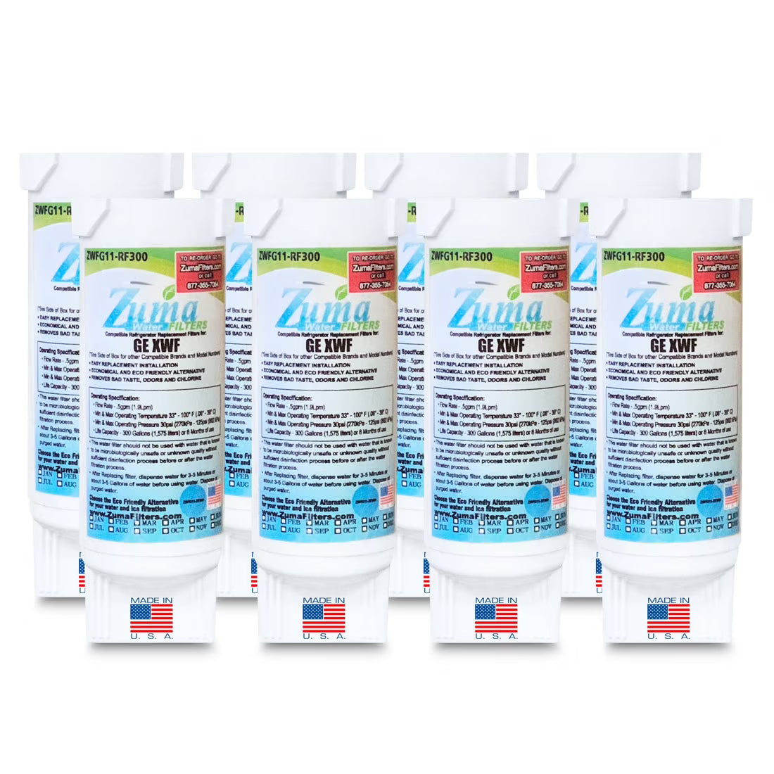 Water and Ice Filter, 8 Pack I45057