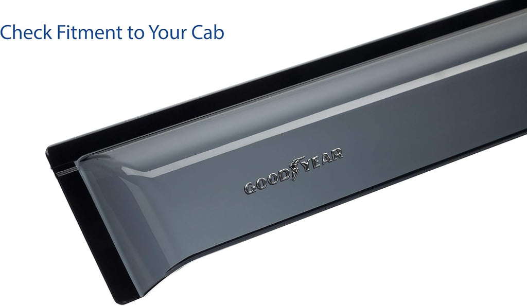 Shatterproof Tape-on Window Deflectors 4 pcs N428530