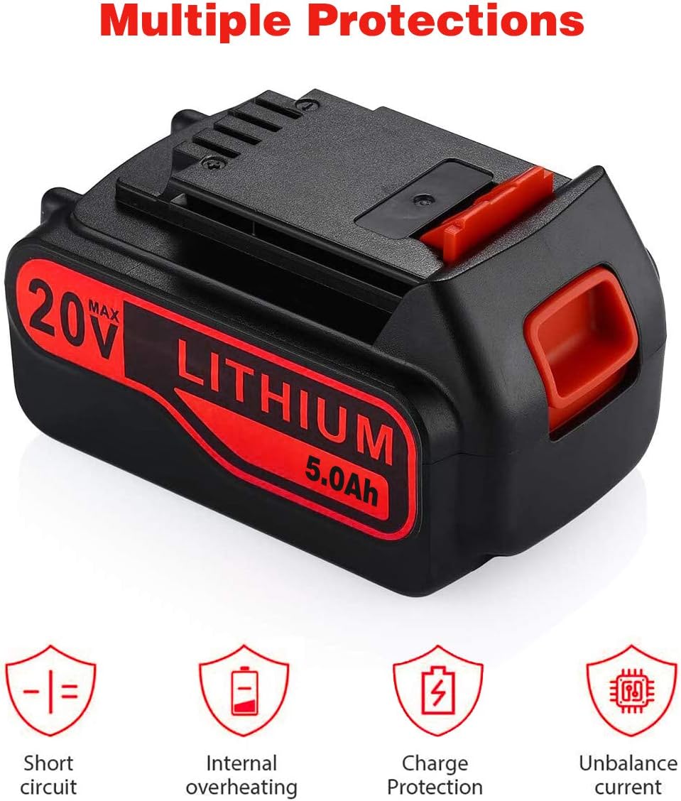 5.0Ah 20V Lithium-Ion Rechargeable Battery W9183