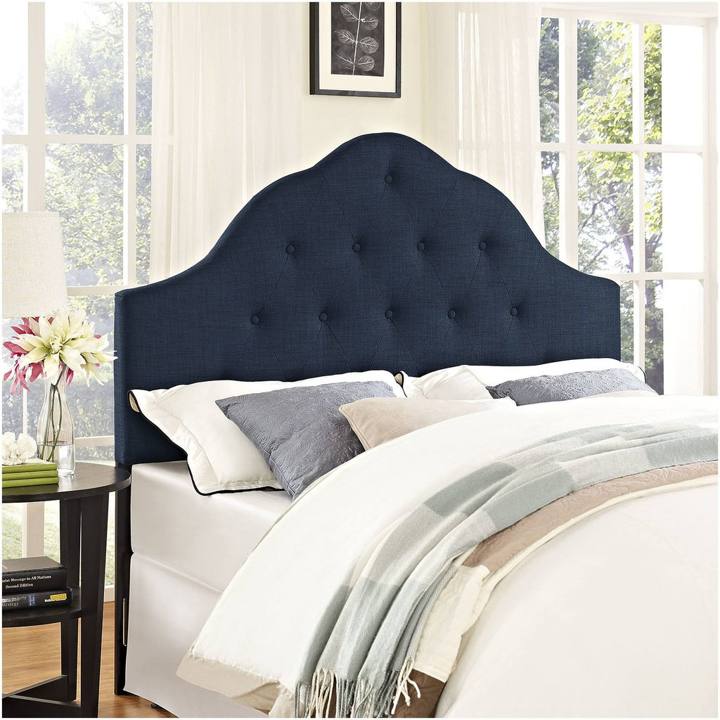Navy Fabric Headboard O12866