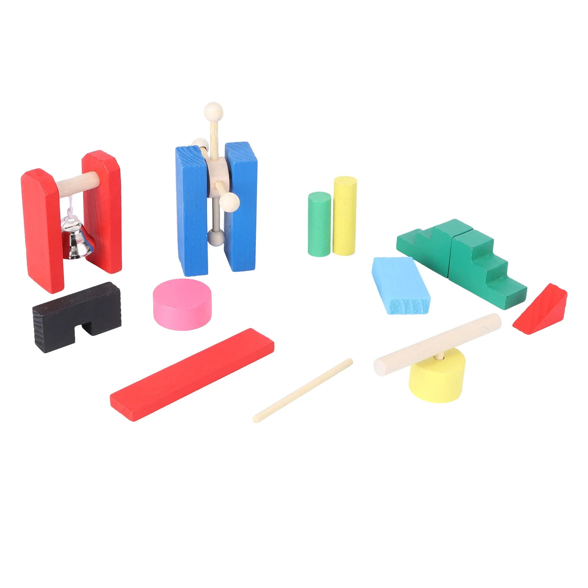 Wooden Domino Blocks Building Toy Q812