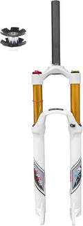 White MTB Bicycle Suspension Fork M4293