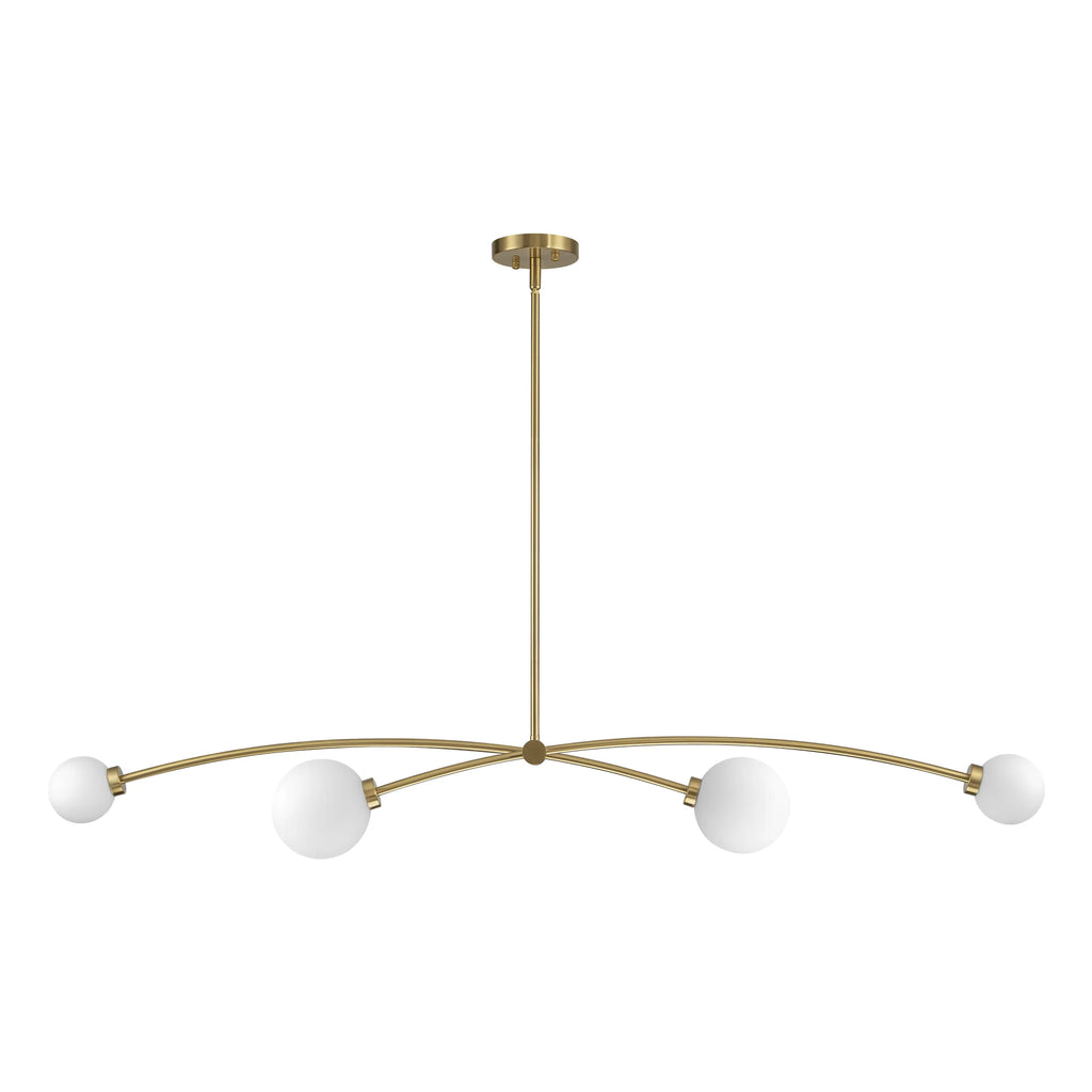 4-Light Sputnik Linear Globe Pendant C21065