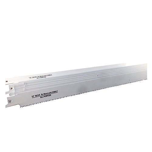 12 x 3/4 x .035-Inch Bi-Metal Reciprocating Saw Blades, 10/14 Teeth per inch H324678