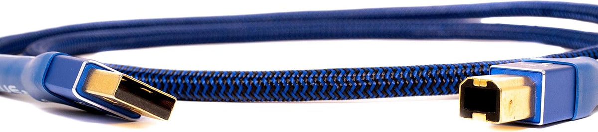USB A to USB B Silver/Copper Hybrid Cable - 3 Feet G8178