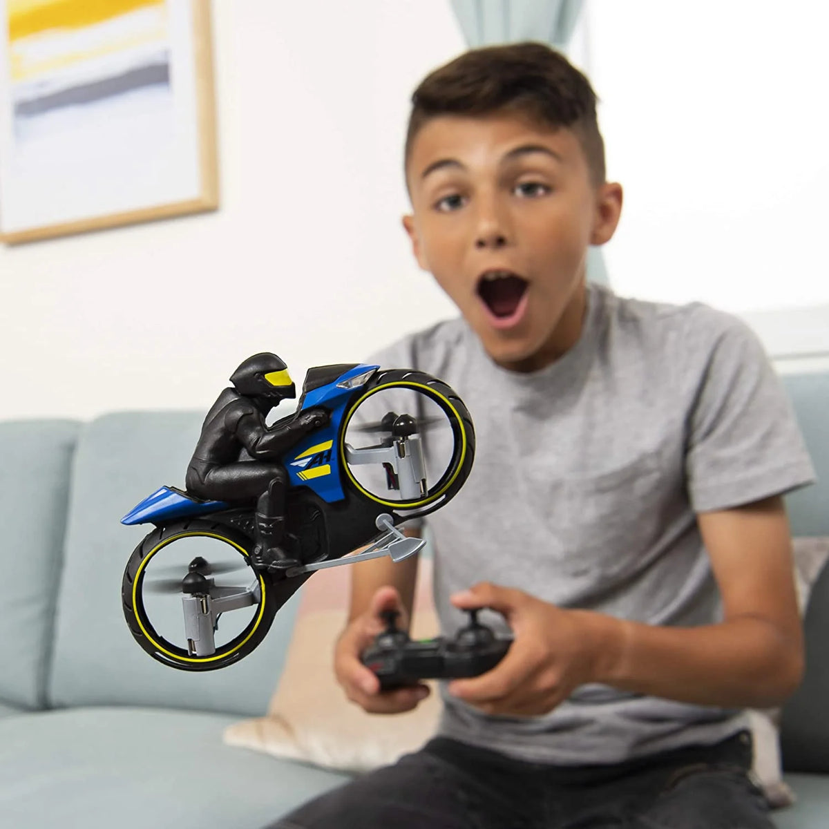 2-in-1 Remote Control Stunt Motorcycle F9653